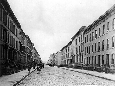 Upper Bloomfield Street between 9th and 10th, 1900