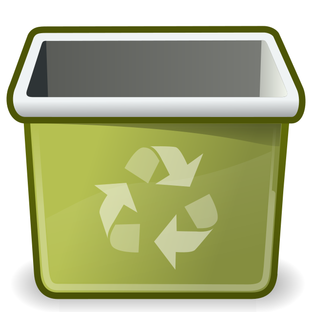 Recycle bin icon hi-res stock photography and images - Alamy