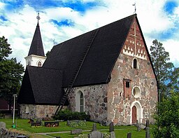 Den medeltida kyrkan i Vånå.