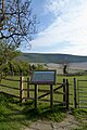 View towards the Long Man of Wilmington.