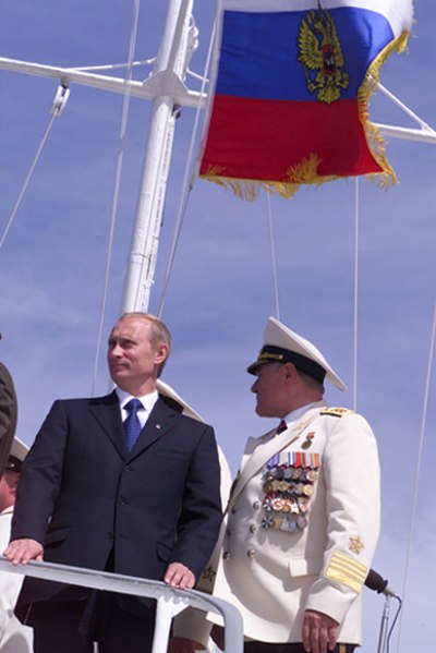 Yegorov with Putin in July 2000