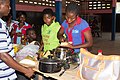 Cooking contest in Ghana