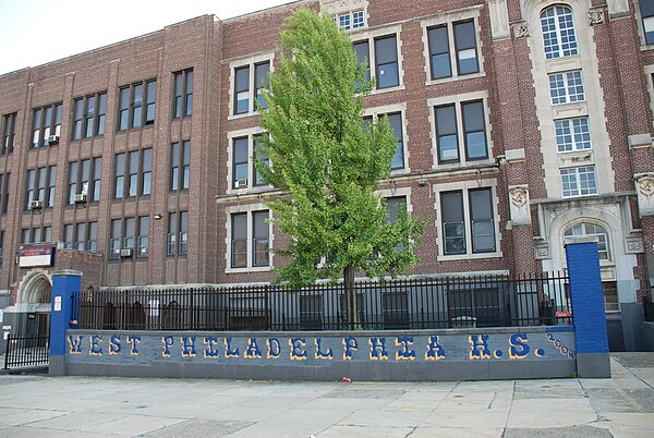 West Philadelphia High School at 49th and Chestnut streets in West Philadelphia