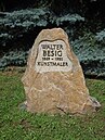 Walter Besig grave, in the cemetery