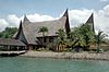 The Minangkabau-style ferry terminal at Waterfront City