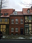Denkmalgeschütztes Wohnhaus in der Weberstraße 20 in Quedlinburg