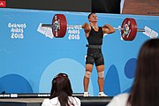 Deutsch: Gewichtheben bei den Olympischen Jugendspielen 2018; Tag 2, 10. Oktober 2018; Jungen 62 kg English: Weightlifting at the 2018 Summer Youth Olympics at 8 October 2018 – Boys' 62 kg