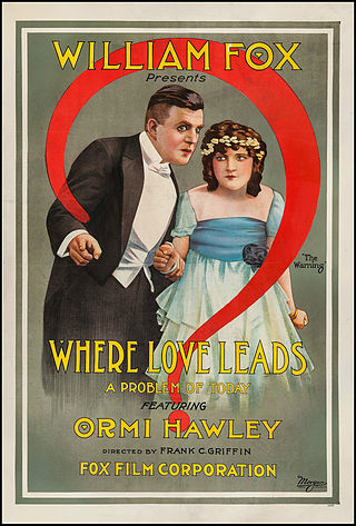 <i>Where Love Leads</i> 1916 silent film drama directed by Frank Griffin