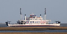 Cenwulf, one of the former Lymington - Yarmouth ferries Wightlink Cenwulf.jpg