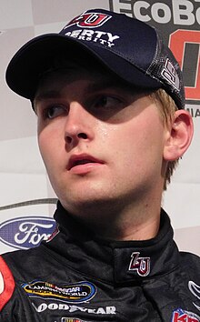 William Byron fininished fifth in the championship and was the Rookie of the Year. William Byron Race Winner Homestead 2016.jpg