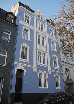 Wuppertal, Juliusstr. 7, schräg von links