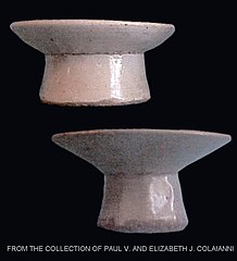 朝鲜王朝石胎瓷茶托