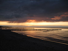 Baltic Sea beach of Zingst