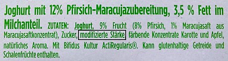 Was bedeutet „modifizierte Stärke“ in Lebensmitteln und ist diese ungesund?  