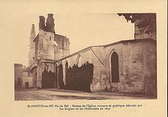 Île de Ré-FR-17-Saint Martin-ruines église romane.jpg