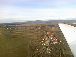 Letecký pohled na Óbudavár