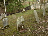 Čeština: Náhrobky na židovském hřbitově ve městě Ledeč nad Sázavou v okrese Havlíčkův Brod. English: Gravestones in the Jewish cemetery in the town of Ledeč nad Sázavou, Havlíčkův Brod District, Vysočina Region, Czech Republic. This is a photo of a cultural monument of the Czech Republic, number: 47082/6-266. Památkový katalog  · MIS  · hledat obrázky  · hledat seznamy  · Wikidata