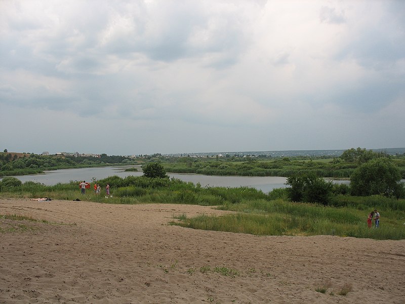 File:Пляж Большого озера - panoramio (1).jpg