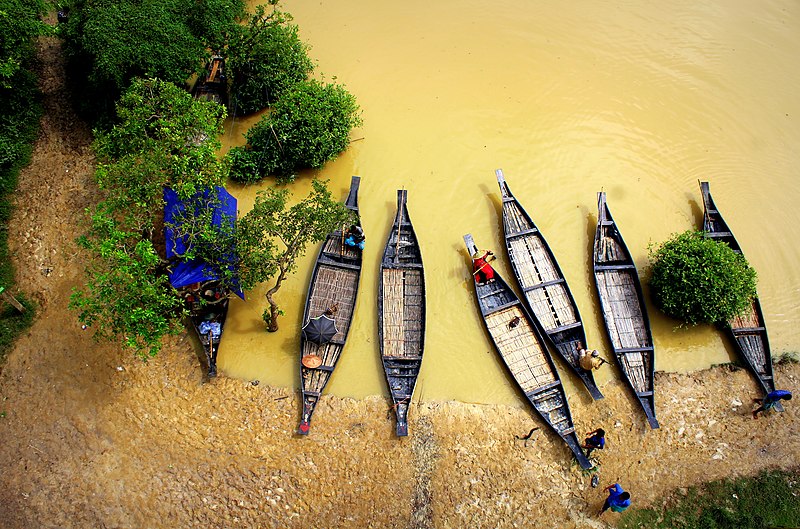 চিত্র:রাতারগুল ওয়াচ টাওয়ারের উপর থেকে তোলা ডিঙ্গি নৌকা.jpg