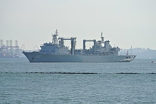 Chinese ship <i>Dongpinghu</i> Type 903A replenishment ship