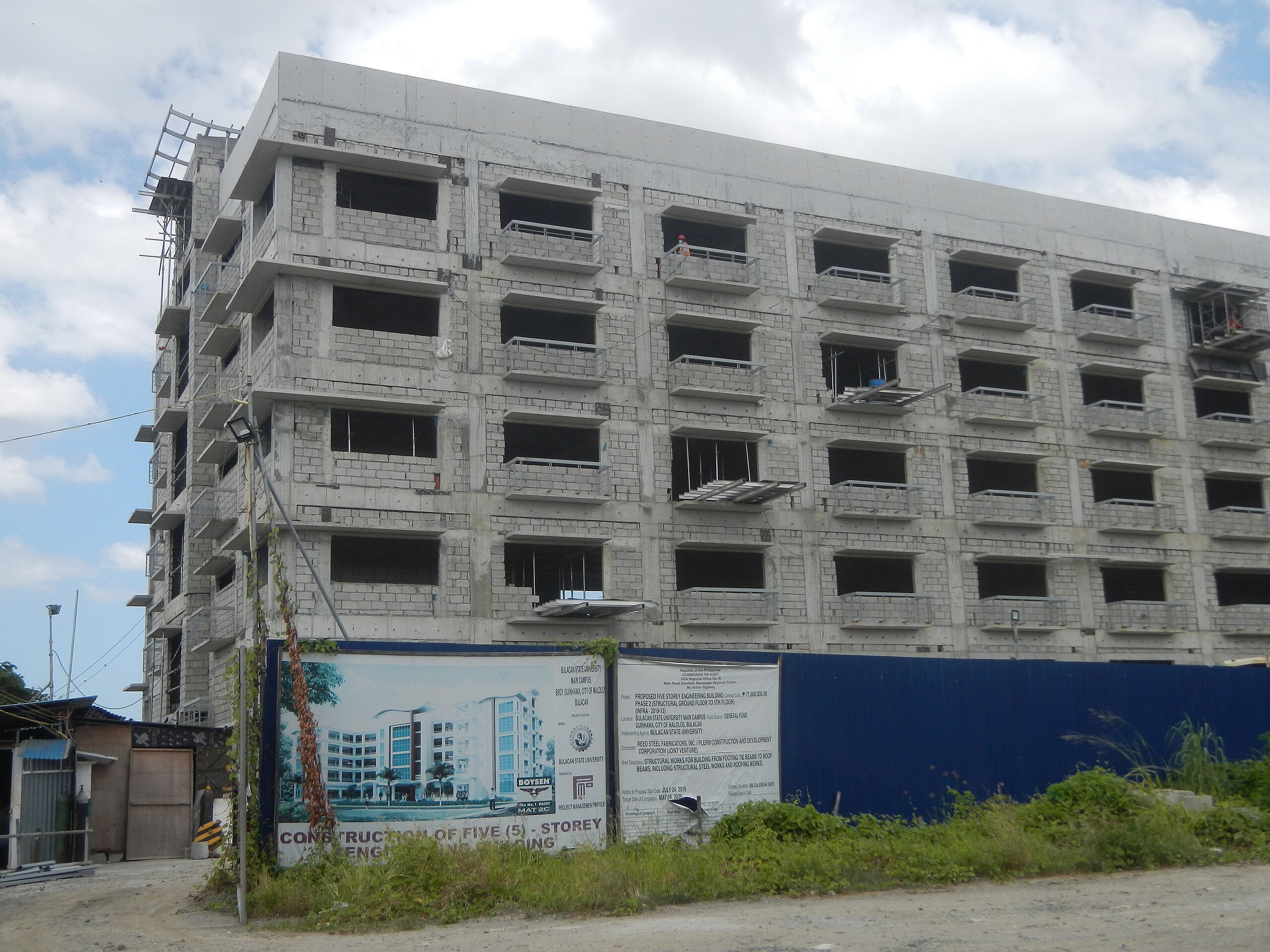 bulacan state university admin building