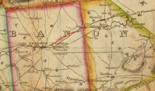 An 1816 map of Lebanon County, Pennsylvania showing 1794 Schuylkill and Susquehanna Navigation company summit crossing construction with its highlighted in red 1816 map of Lebanon County Pennsylvania showing 1794 Schuylkill and Susquehanna Navigation company summit crossing construction.png