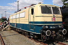 Locomotive 184 003 displayed in Furth station on September 15, 2007. 184 003 Furth.jpg