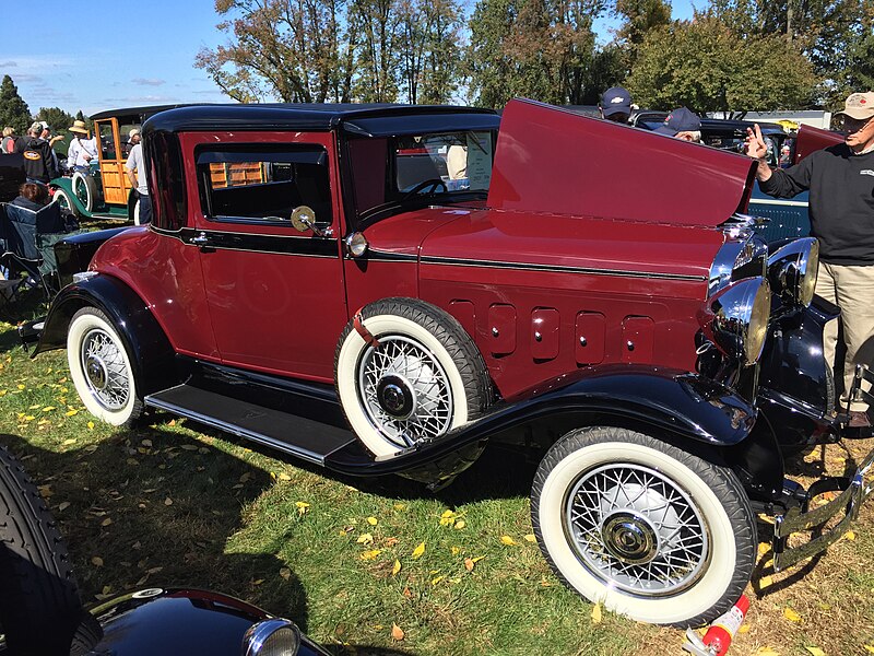 File:1930 Hudson 8 Model T coupe at 2015 AACA Eastern Regional Fall Meet 1of6.jpg