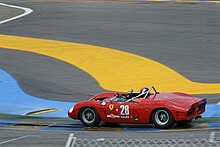 Ferrari 246 SP during 2010 Le Mans Classic 1961 Ferrari 246-196 SP sn0790 Le Mans Classic 2010.jpg