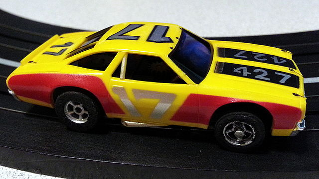 1978 Aurora AFX Magnatraction Dodge Charger STP Petty TV Guide Promo Slot Car A+