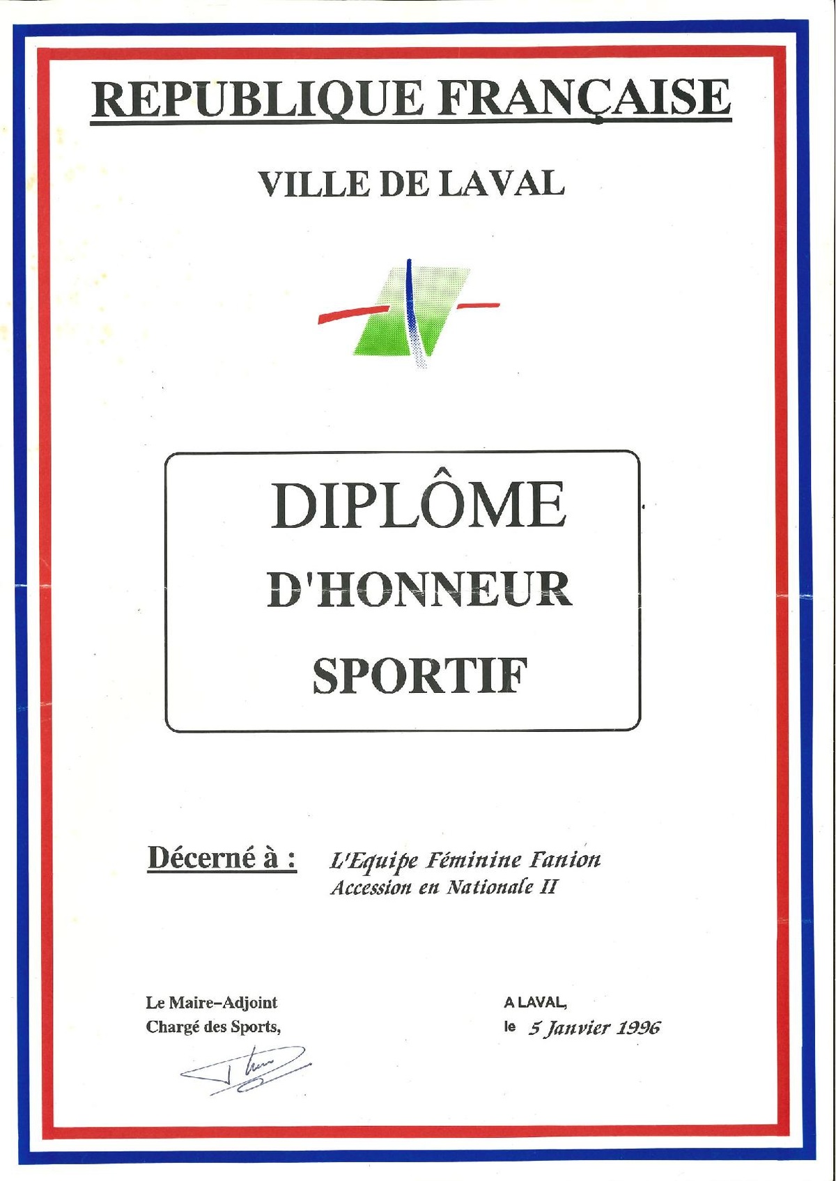 Fichier:19960105 Diplôme d'Honneur sportif Accession N2F ...