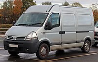 Nissan Interstar (2003–2013), medium roof, medium wheelbase van