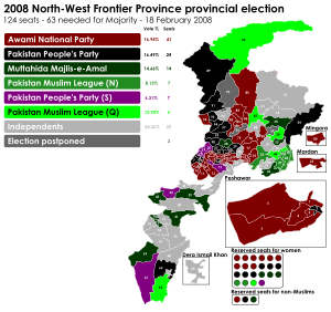 2008 NWFP provincial election results map.svg