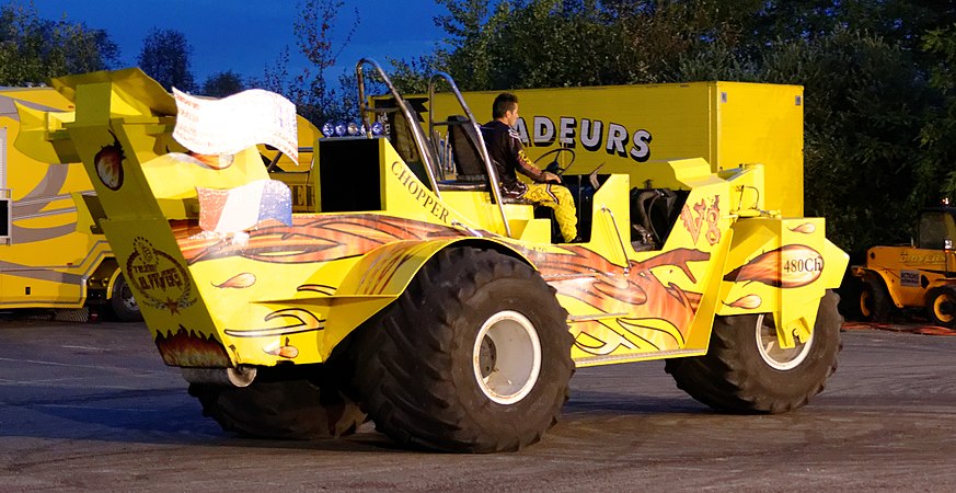 Le monster truck appelé "Chooper".