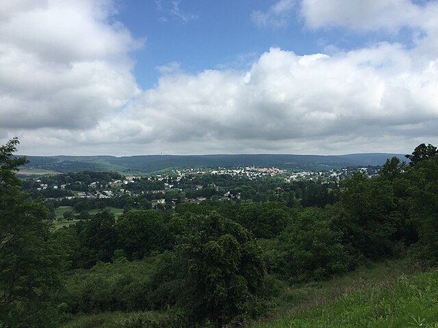 View of Frostburg from MD Route 36 near I-68