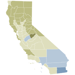 2016 California Proposition 60 results map by county.svg