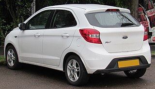 2017 Ford KA+ Zetec 1.2 Rear