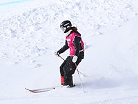 Rylee Hackler ved slopestyle-konkurrencen