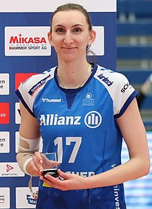 2021-04-24 Dresdner SC 1898 gegen Allianz MTV Stuttgart (Play-off-Finale Frauen Volleyball-Bundesliga) by Sandro Halank–271 (cropped).jpg