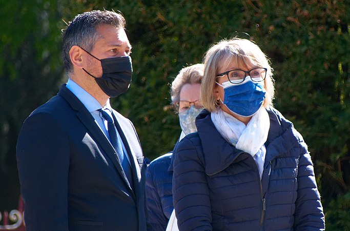 Tony Kneip (adjoint au maire de Belfort chargé de la sécurité et du devoir de mémoire) et Marie-Hélène Ivol (adjointe au maire de Belfort chargée de la famille, éducation et égalité sociale et vice-présidente du conseil départemental).