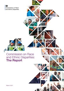 Front cover of the 31 March 2021 report of the Commission on Race and Ethnic Disparities 20210331 - CRED Report - FINAL - Web Accessible.pdf