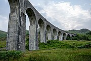 Glenfinnan Viaduct in Scotland.