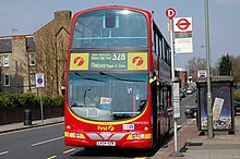 First London Wright Eclipse Gemini bodied Volvo B7TL in Childs Hill in April 2007 328 bus.JPG