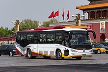 Custom shuttle bus run by Beijing Public Transport 4635559 at Tian'anmen (20200416104533).jpg