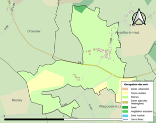 Verseilles-Le-Bas: Toponymie, Géographie, Urbanisme