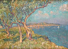 A panoramic view of Saint-Tropez by Paul Leduc [fr] (1876 - 1943) A panoramic view of Saint-Tropez.jpg