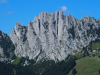 Gastlosen (1935 m. ü. M.) bei Abländschen