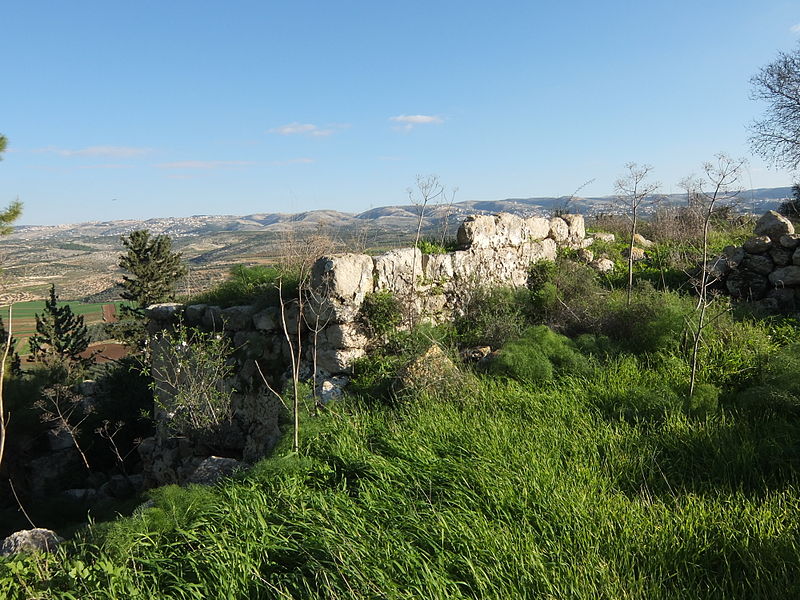 File:Adullam, the hilltop ruin.jpg