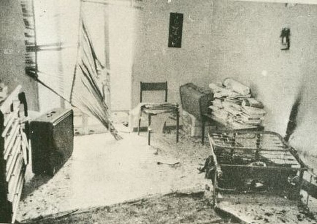 Kamal Adwan's apartment after the raid