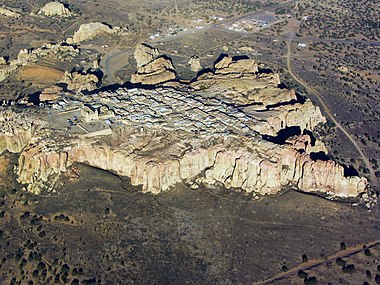 Acoma Pueblo úr erva.